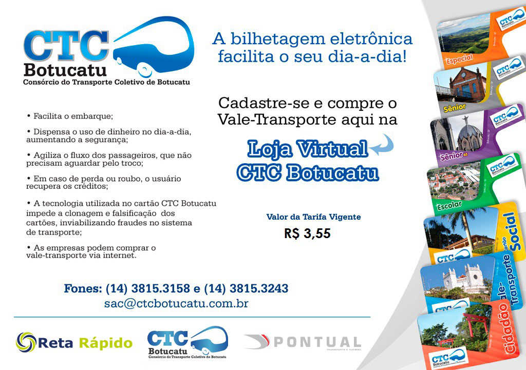 Consórcio de Transporte Coletivo de Botucatu - CTC Botucatu